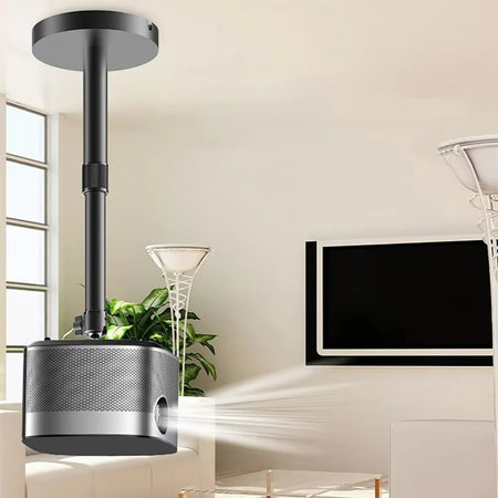 Everycom Projector Wall Bracket Hanger Adjustable Projector Ceiling Mount Stand For Jenovox XGIMI JMGO VIdda C1S Formovie X5 etc