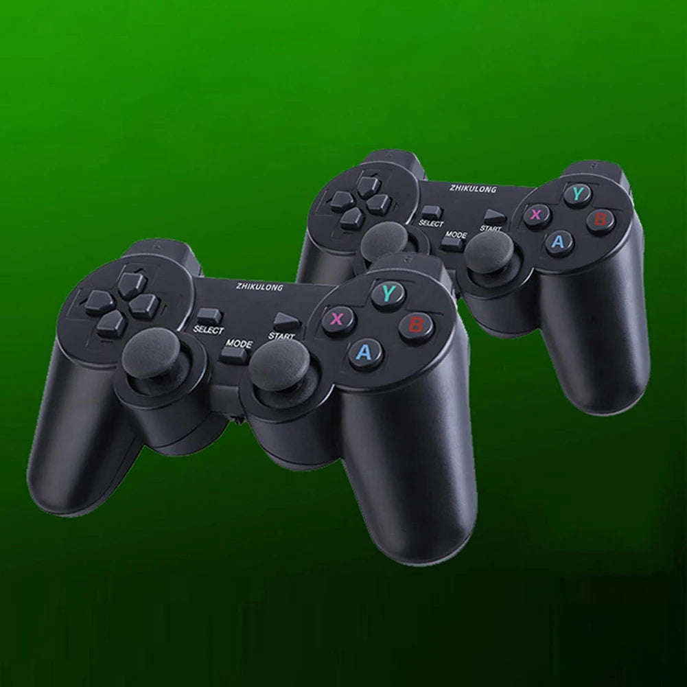 2 Pcs 2.4Ghz Wireless Gamepad PC Game Controller For Game Stick M8 / D90 Game Box Video Game Console Joystick Battery Operated
