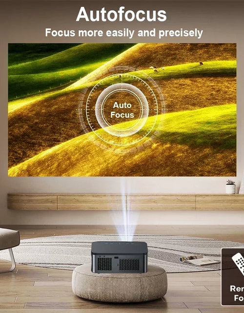 Load image into Gallery viewer, 800 Bright Lumens Android Projector HD WiFi6 Bluetooth 5.1
