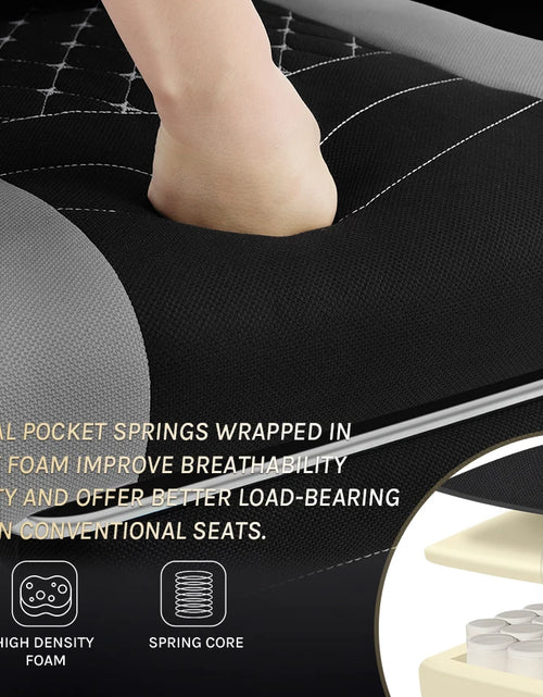 Load image into Gallery viewer, WOLTU Massage Gaming Chair Ergonomic Swivel Computer Gamer Office Chair with Pillow Footrest Adjustable Headrest Lumbar Support
