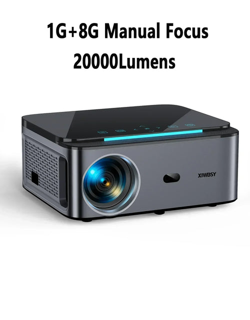 Load image into Gallery viewer, 800 Bright Lumens Android Projector HD WiFi6 Bluetooth 5.1
