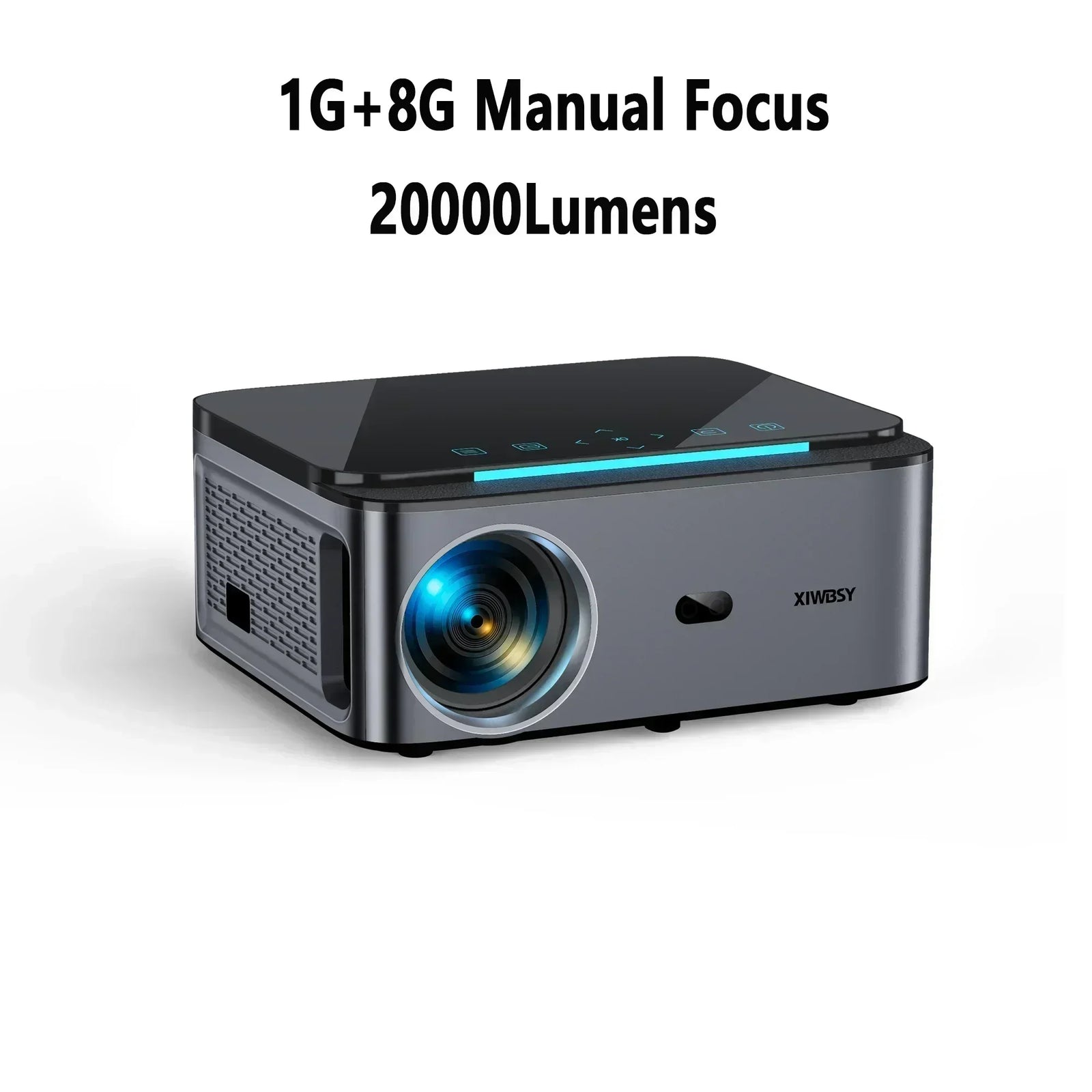 800 Bright Lumens Android Projector HD WiFi6 Bluetooth 5.1