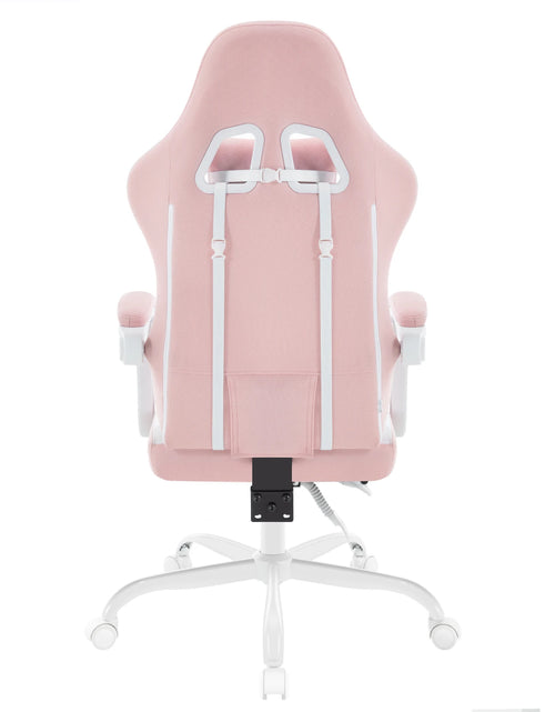 Load image into Gallery viewer, WOLTU Massage Gaming Chair Ergonomic Swivel Computer Gamer Office Chair with Pillow Footrest Adjustable Headrest Lumbar Support
