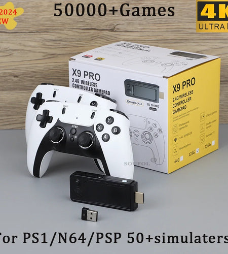 X9 Pro Retro 4K 3D Game Stick