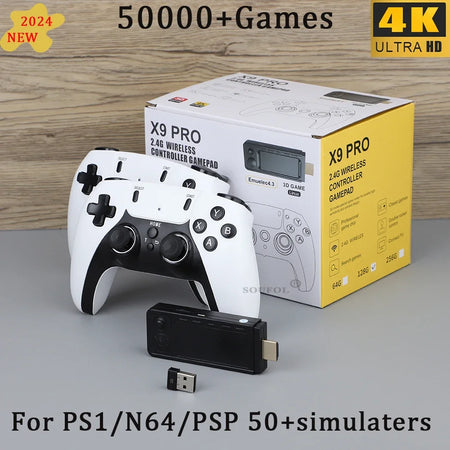 X9 Pro Retro 4K 3D Game Stick