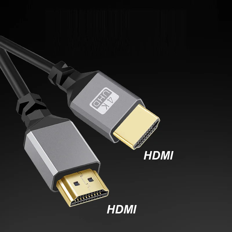 4K@60HZ 0.5-2.4M Compatible HDMI TO HDMI/MINI HDMI/ Micro HDMI/Coiled Extension Flexible Spiral   Cable Male to Male Plug Cable
