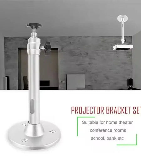 360 Rotatable Aluminum Ceiling Wall Mount Bracket For HY300 HY320 Portable Projector Beamer Holder Adjustable Angle