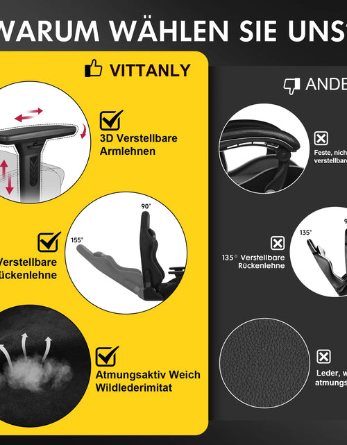 Load image into Gallery viewer, Gaming Chair Luxurious Breathable Office Chair Faux Suede Game Chair Ergonomic Gamer Chair With Footrest Headrest Lumbar Cushio
