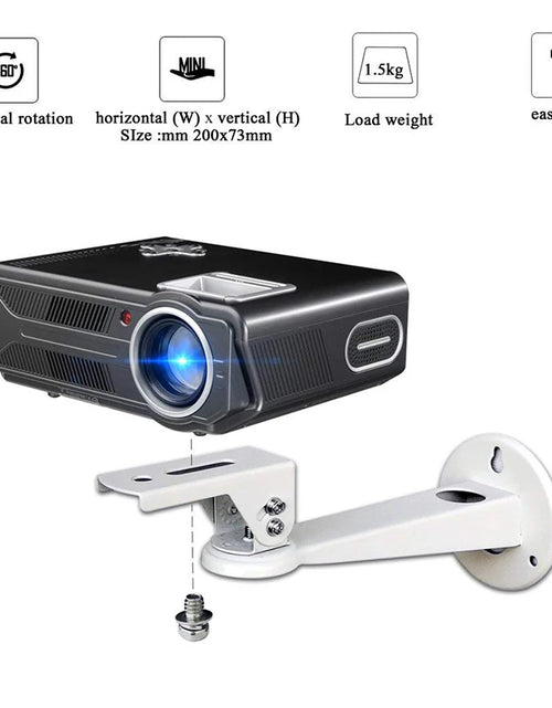 Load image into Gallery viewer, 360 Angle Mini Projector Ceiling Wall Mount Universal Projection Bracket Holder
