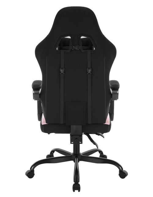 Load image into Gallery viewer, WOLTU Massage Gaming Chair Ergonomic Swivel Computer Gamer Office Chair with Pillow Footrest Adjustable Headrest Lumbar Support
