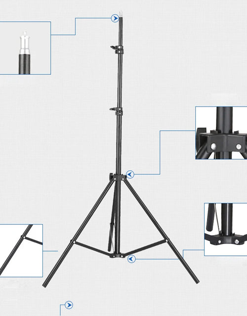 Load image into Gallery viewer, Projector Bracket Travel Tripod Speaker Stand Extendable 110cm 160cm Accessories Mount Ball Head for Laptop DSLR Camera Outdoor

