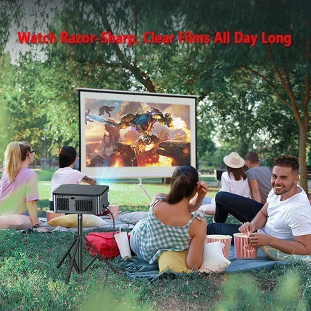 800 Bright Lumens Android Projector HD WiFi6 Bluetooth 5.1