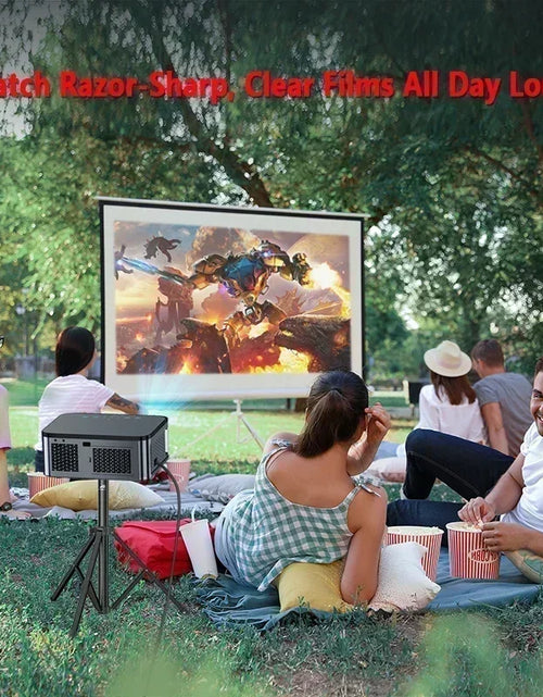 Load image into Gallery viewer, 800 Bright Lumens Android Projector HD WiFi6 Bluetooth 5.1
