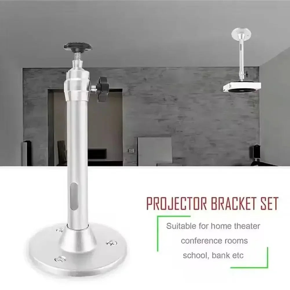 360 Rotatable Aluminum Ceiling Wall Mount Bracket For HY300 HY320 Portable Projector Beamer Holder Adjustable Angle