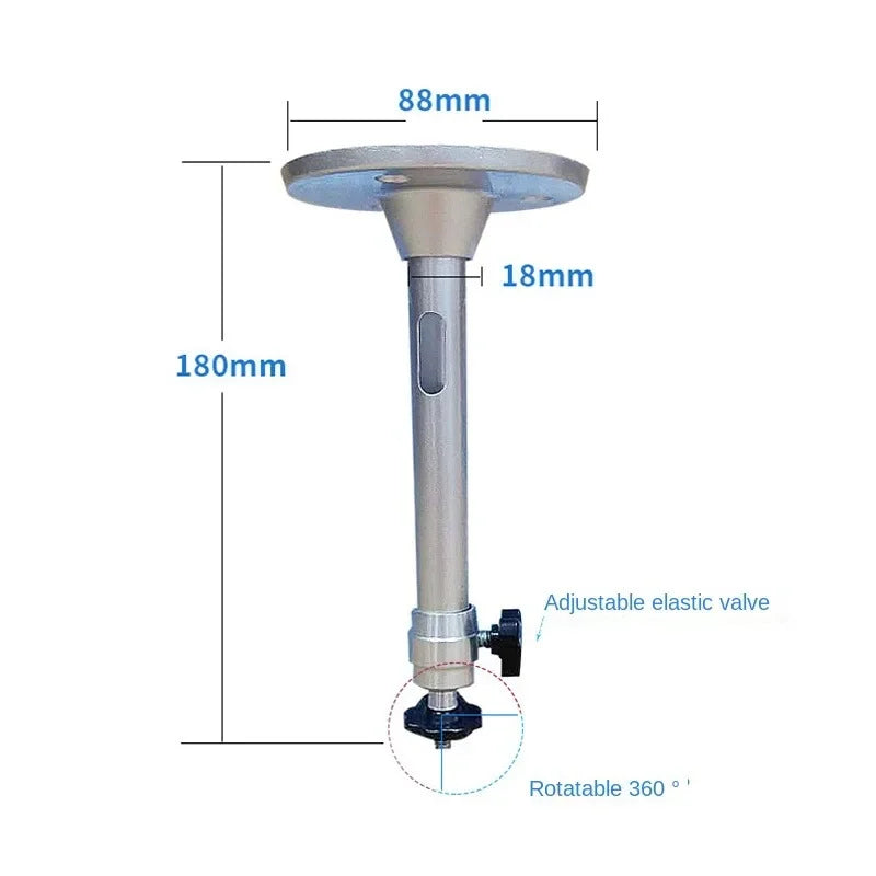 360 Rotatable Aluminum Ceiling Wall Mount Bracket For HY300 HY320 Portable Projector Beamer Holder Adjustable Angle