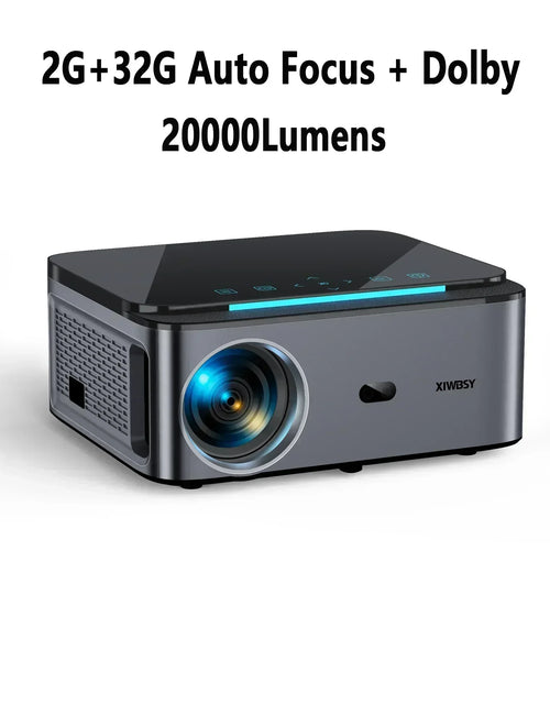 Load image into Gallery viewer, 800 Bright Lumens Android Projector HD WiFi6 Bluetooth 5.1
