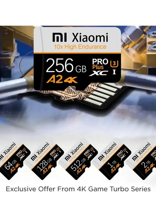 Load image into Gallery viewer, Xiaomi High Speed Memory Card 1TB 2TB Micro TF SD Card 128GB 256GB TF Card For Camera Surveillance Devices For Sony For Lenovo
