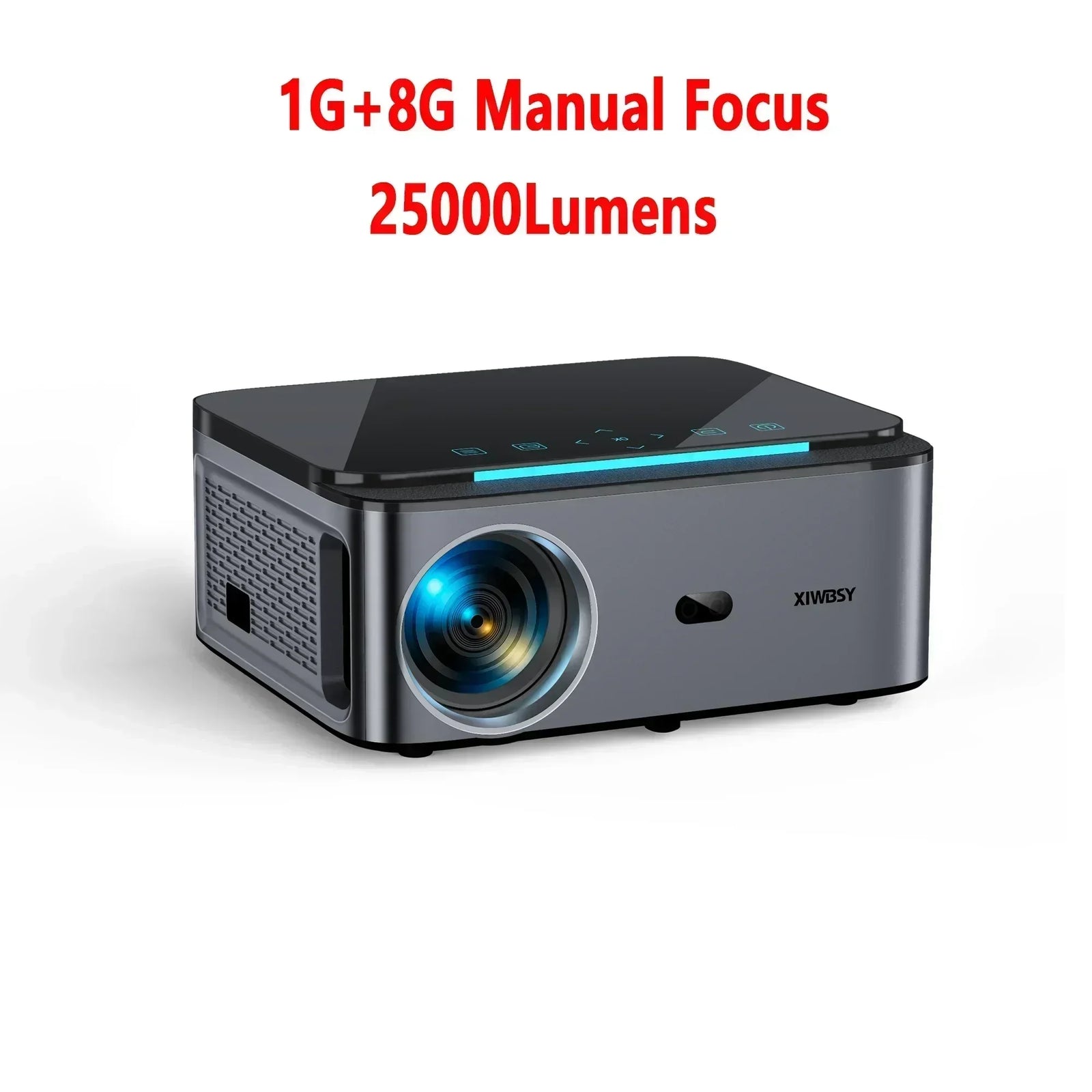 800 Bright Lumens Android Projector HD WiFi6 Bluetooth 5.1