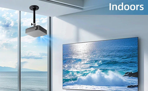 Load image into Gallery viewer, 360 Rotatable Aluminum Ceiling Wall Mount Bracket For HY300 HY320 Portable Projector Beamer Holder Adjustable Angle
