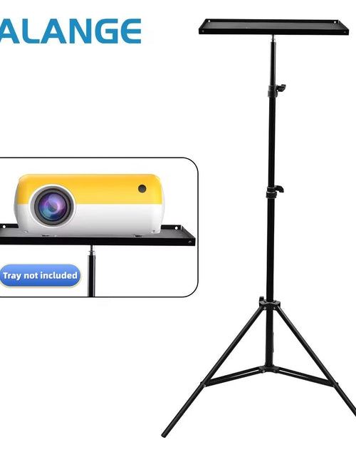 Load image into Gallery viewer, Projector Bracket Travel Tripod Speaker Stand Extendable 110cm 160cm Accessories Mount Ball Head for Laptop DSLR Camera Outdoor
